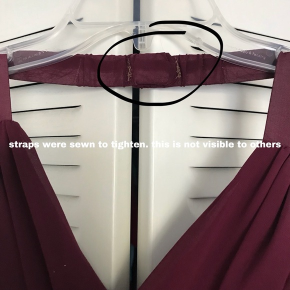 ♥️ Maroon / Burgundy Windsor Prom Dress ♥️ - Picture 7 of 8
